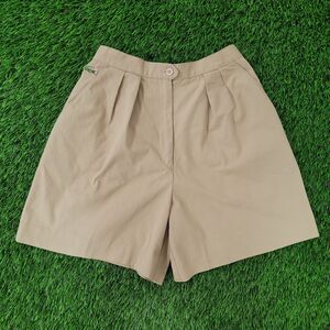 Vintage IZOD Lacoste High-Rise Shorts Womens Medium Khaki